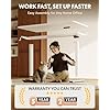مكتب قائم من قطعة واحدة FLEXISPOT EN1، سطح مكتب سلس مقاس 48 بوصة x24 بوصة، مكتب كهربائي قابل للتعديل الارتفاع للمكتب المنزلي، إعدادات متعددة الشاشات وسهولة التجميع، أبيض