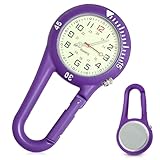 Large gamme d'applications : la montre à quartz à clipser est de petite taille pour une vérification facile de l'heure. Avec son indice de résistance à l'eau de 30 m, la montre d'infirmière à mousqueton est adaptée pour les personnes qui ne veulent pas de montre ou qui ne sont pas pratiques à porter. Elle est parfaite pour diverses activités, que vous soyez à l'intérieur ou à l'extérieur. Les médecins, ingénieurs et autres professionnels trouveront la montre à mousqueton utile dans leurs routines quotidiennes, sa durabilité brille pendant aventures en plein air comme la randonnée, Camping, vélo et escalade.