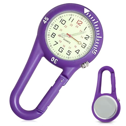 Taschenuhr Digital Schwesternuhr Krankenschwester Uhren Uhr mit Clip Digital Taschenuhr Pulsuhr Krankenschwester Schwesternuhren Pflege Kleine Taschenuh Klein Taschen uhr Outdoor für Krankenschwestern