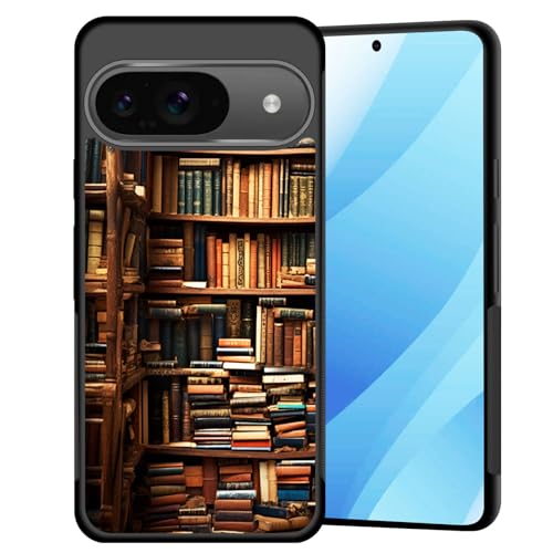 Housse protection Google Pixel 10 antichoc ultra fine avec motif livre rétro