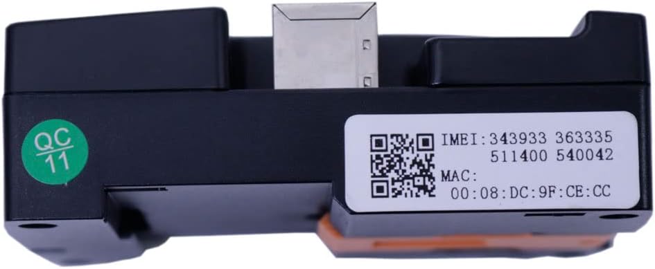 Bottom view of Smartgen CMM366A-ET module showing IMEI and MAC address QR codes