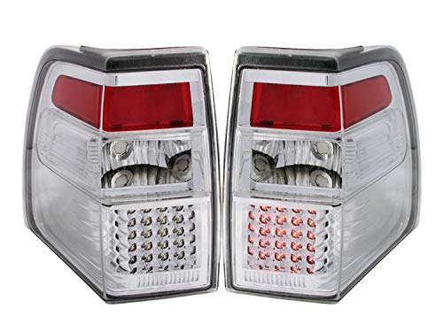 Anzo USA 311109 Ford Expedition All Chrome LED Tail Light Assembly - (Sold in Pairs)