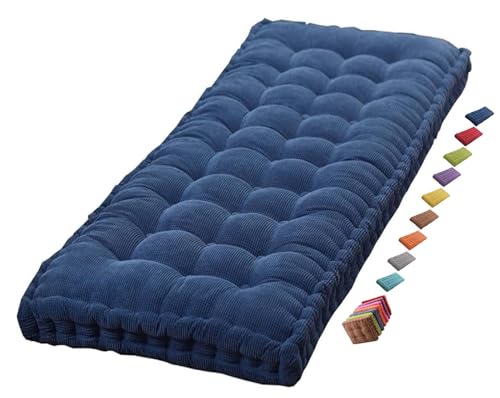 Coussin de dossier banc de jardin 110x50 cm sur mesure pour assise inconfortable
