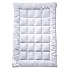 billerbeck Faserdecke S20 Duo Warm – Winterdecke 135×200 cm, Weiß