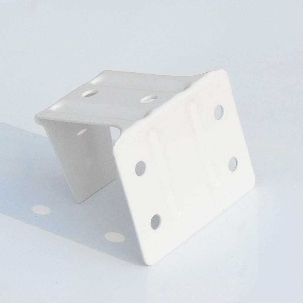Cutelec Center Support Bracket 2 Pack White Color for 2" Low Profile Window Blinds Headrail Holder