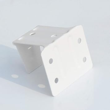 Cutelec Center Support Bracket 2 Pack White Color for 2 Low Profile Window Blinds Headrail Holder