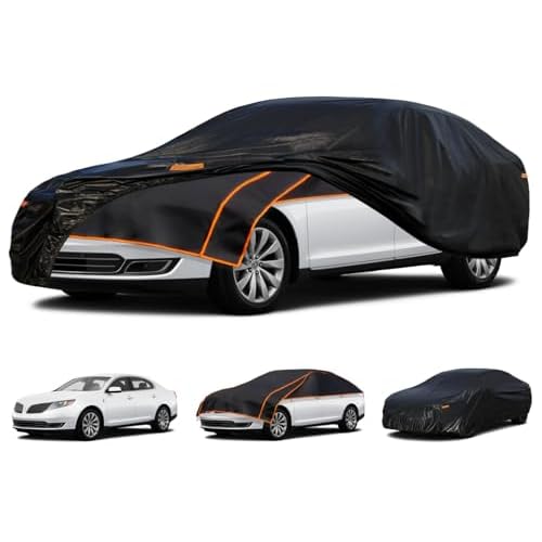 Kayme Padded Hail Protector Car Cover Custom Fit for Lincoln MKS, Anti Hail Blanket with Multilayer Thickened Design, Hail Proof & All Weather Outdoor