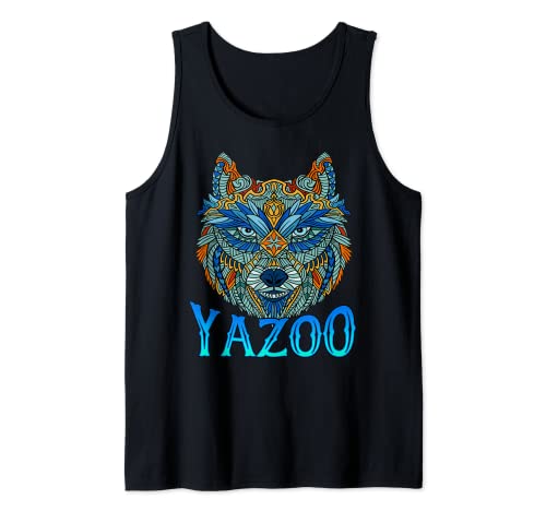 Yazoo Wolf Symbole de l'Esprit Yazoo Indien Loups Yazoo Débardeur Cover
