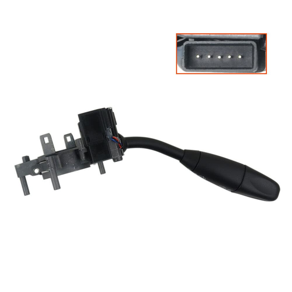 Bisenya Interruptor indicador de tallo del limpiaparabrisas (5 PIN) Compatible con C-W203 S203 C209 A209 CL203 0005452310 2270-109790 5452310