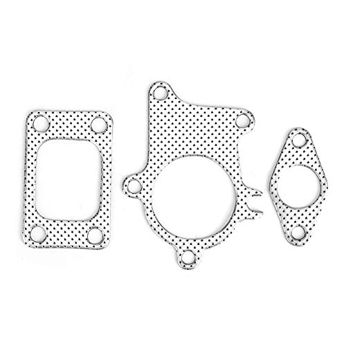 Gasket Turbocharger Gasket,Anggrek 38Mm/1.5In Gasket 5Bolt Downpipe Combo Kit Replacement For T3/T4 Turbocharger #TOP7
