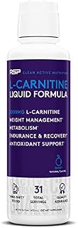 RSP Liquid L-Carnitine 3000: Natural Weight Management and Metabolism Booster, Stimulant Free L