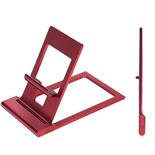 Readaeer Support Portable Ultra-Fin Angle Réglable en métal Phone Stand (Magenta)