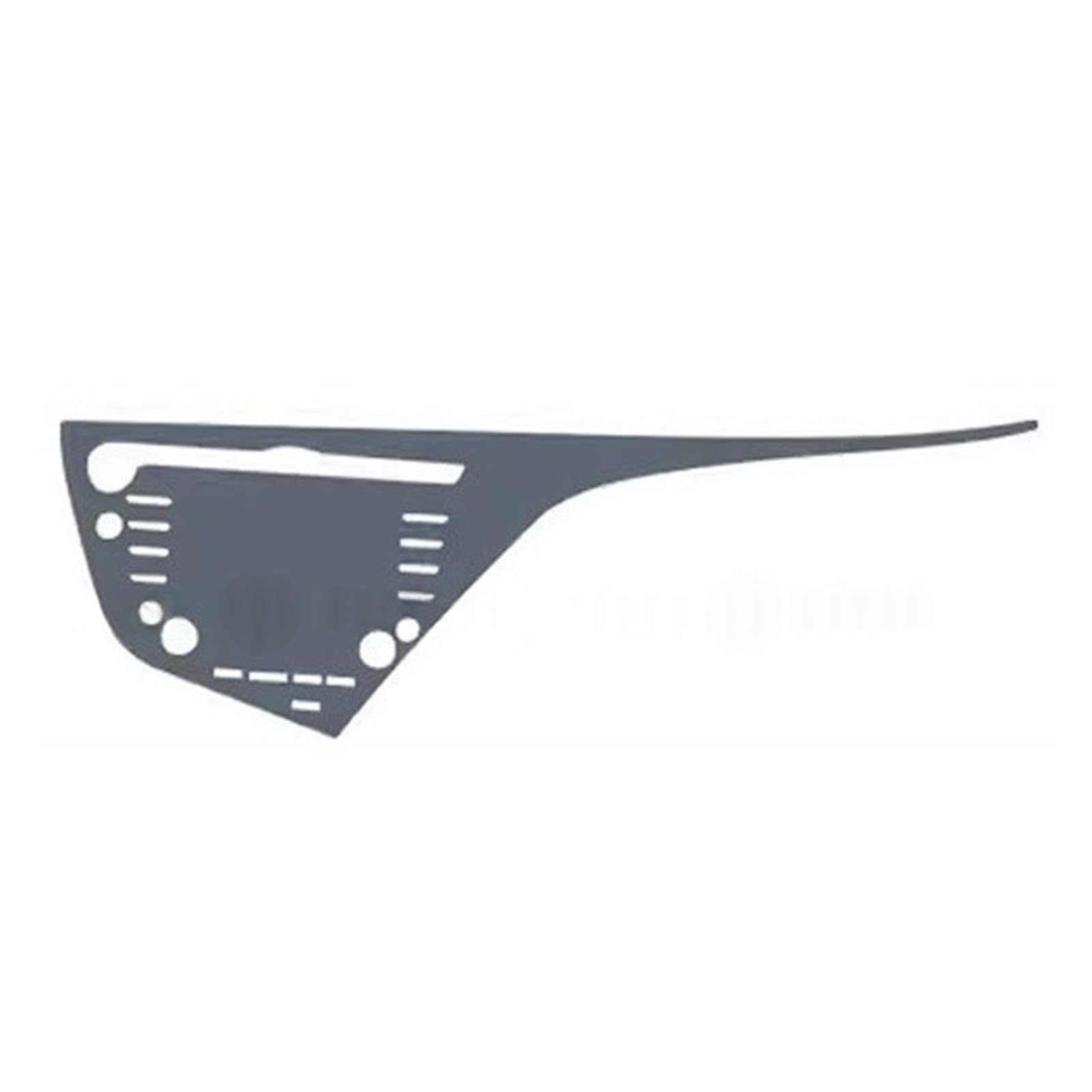 Precorte Interior del coche PPF película protectora de pintura consola cero transparente mate TPU para To&yota Camry 2018-2020 Película protección tableros