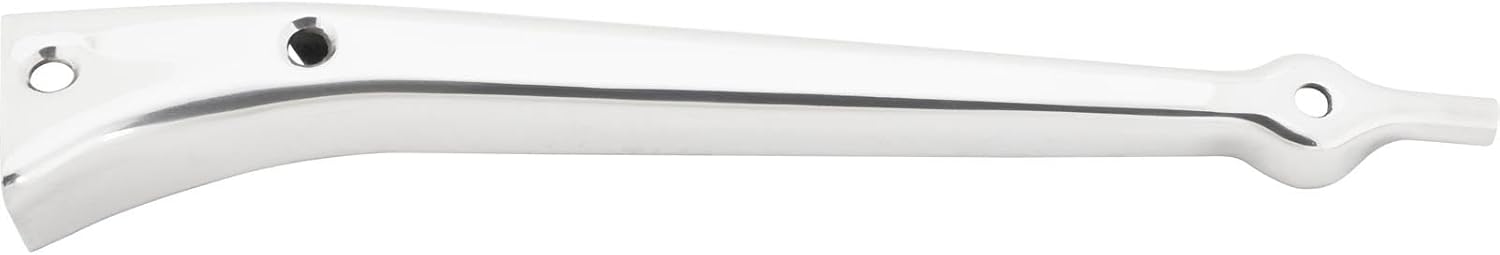 Speedway Motors Polished Stainless Steel Windshield Posts Compatible with 1928–1929 Ford Model A Open Cars, 2 Inch Chopped Style, 16-3/4 Inch Overall Length, Sold as a Pair