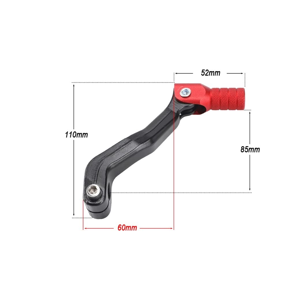 Palanca de cambios plegable universal para motor chino MX Motocross para 70-150 160 190 200 250 450 ATV Quad Dirt Pit Bike Palancas de cambio (color: 1)