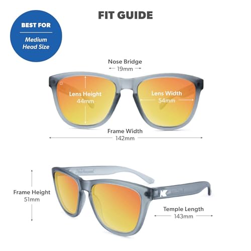 Image of Knockaround Square Polarized Sunglasses for Men & Women - UV400 Protection