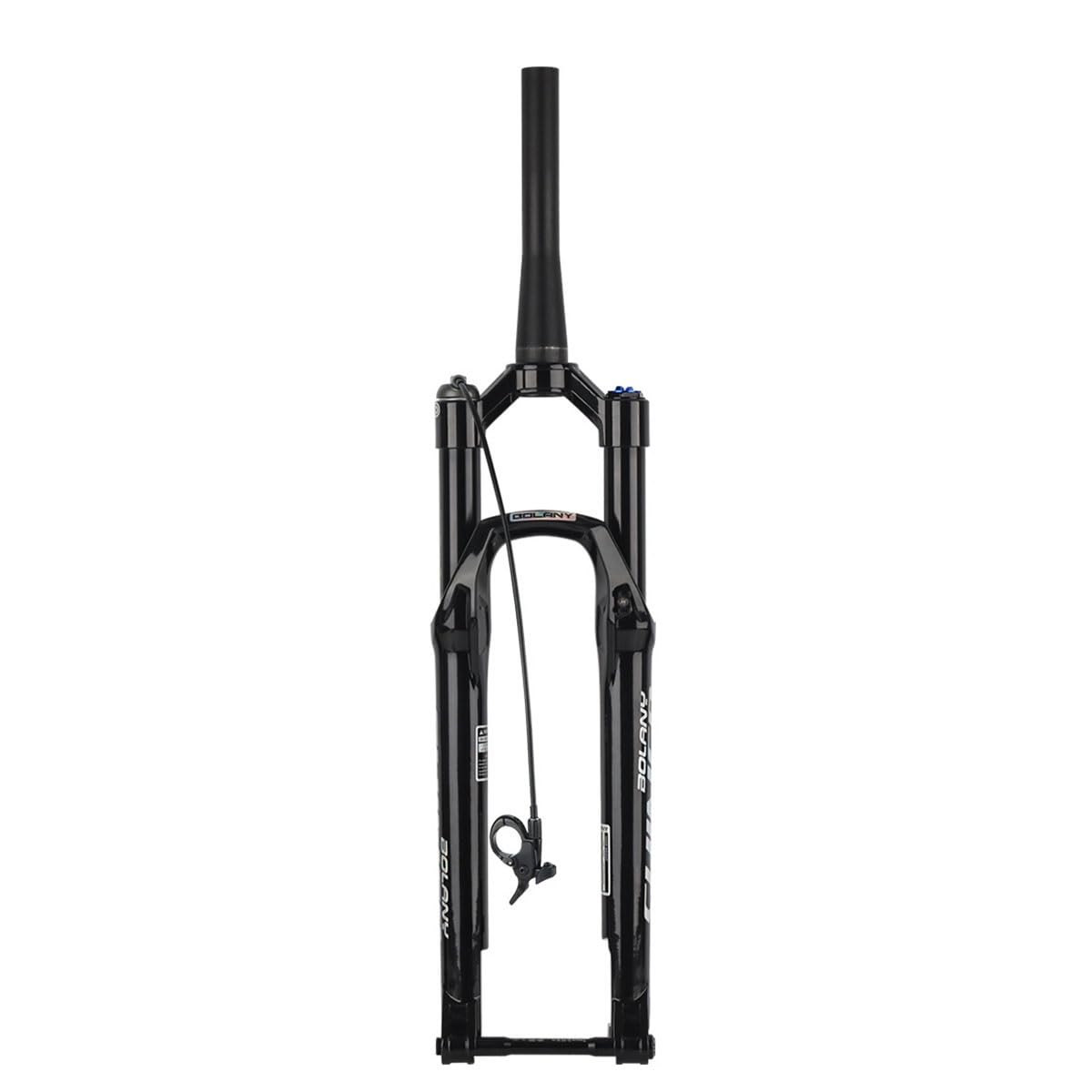 XGSUZNE Mountain Bike Air Suspension Fork 27.5 29 1-1/2'' Tapered Rebound Bikes Front Forks Travel 120mm Thru Axle 15x110mm Bike Fork Rebound Adjust Disc Brake Forks