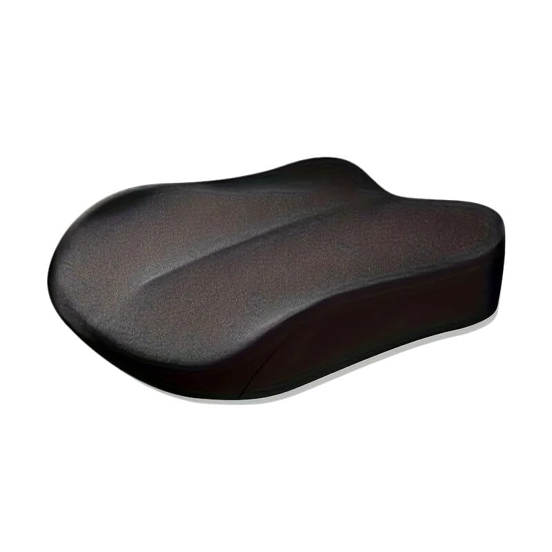 Cojín del asiento de coche ergonómico rosa para ganar altura al conducir 2