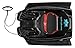 Lucky Bums Toddler Kids Youth Mini Pull Sled with Comfortable Pull Rope, Black
