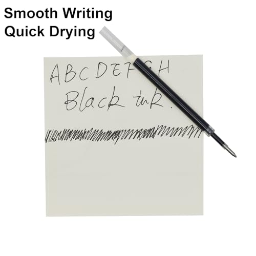 Recharges pour stylos à encre gel 0,7 mm Maydahui rétractables de 11 cm pour bureau Lot de 50 - 6