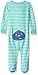 Carter's Baby Cotton Sleep and Play (Pack of 2), Grey/Blue, 6 Months