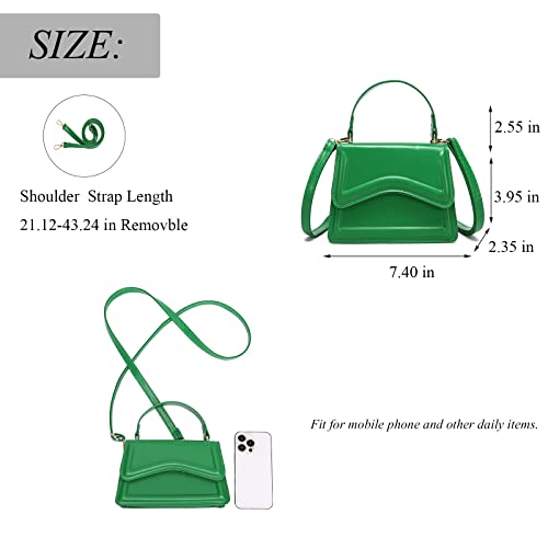 Image of SHUIANGRAN Stylish and Simple Crossbody Bag Small Square bag Purses for Women Satchel Shoulder bag Bag Purse