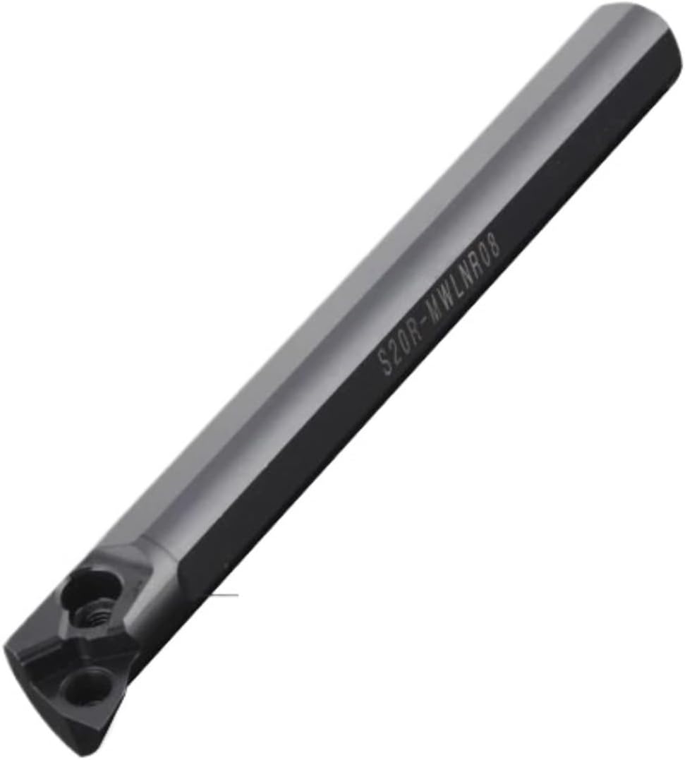 Lathe Turning Tool Set Internal Turning Tool -MWLNR/L Lathe Bar Turning Holder CNC Cutting Tool Cutter Bar for Lathe Machine(S32T-MWLNR08)