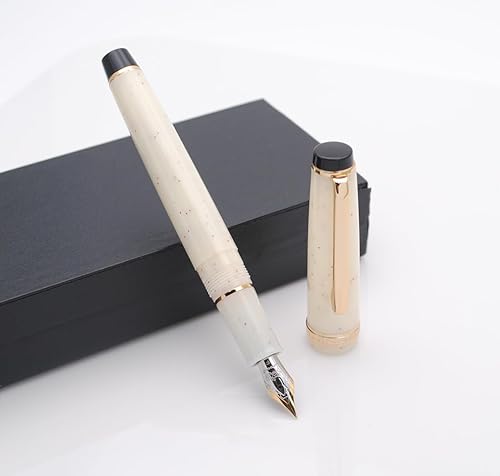 Vista 44 de JINHAO 82 Pluma Estilográfica (Rosa Transparente Rojo, Punta Fina 0.020 in)