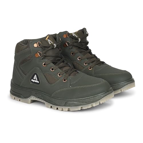 Image of Aqualite Premium ATR-102 Trekking Boot Shoes with Lace-Up, Lightweight & Comfort Insole for Men