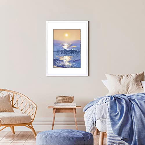 THREELOVE 20x28 Frame White, Display Picture 16x24 with mat or 20x28 Without mat, Photo Poster Picture Frame Wall Mounting Home Decor, 1-PCS by THREELOVE - Image 6
