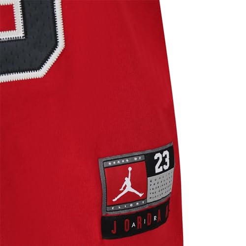 Jordan Practice Flight Short Sleeve T-Shirt Boys Size Large and X-Large Color Gym Red, White, and Black (as1, Alpha, x_l, Regular)3