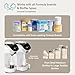 Attack Baby Formula Maker Machine - Upgraded Accurate Wifi Formula Dispenser with Inbuilt Sensors to Prevent Malnutrition - Instant Heating & Automatic Mixing - Quick Warm Bottle (Smart (App Control))