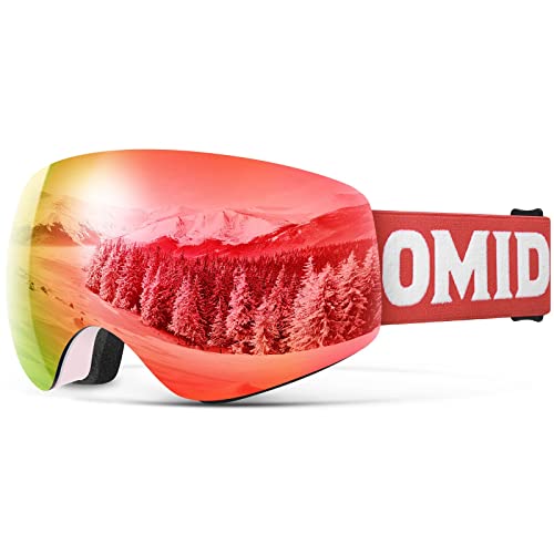 Omid Kids Ski Goggles, Z1 Anti-Fog Uv Protection Snow Goggles Frameless Otg Snowboard Goggles For Boys Girls Youth #TOP8
