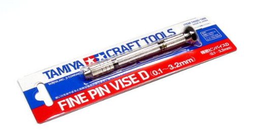 Fine Pin Vise D Tamiya 74050 outil de percage manuel haut de gamme modelisme
