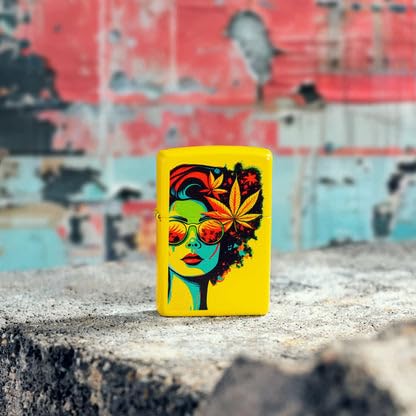 Encendedor Zippo con Grabado Personalizado Diseño Girasol miniatura 4