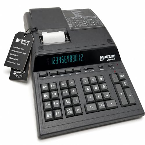 Monroe ClassicX - Calculadora de impresión contable de alta resistencia