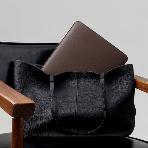 Comfyable Laptop Sleeve Precisely Compatible with 13 Inch MacBook Pro 13-in M2 2022 2021 M1 2020-2016 & Mac Air M4 2025 A3240 M3 2024 A3113 M2 M1, Faux Leather Cover Case, Coffee - Image 5