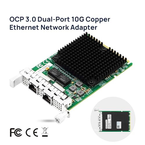 OCP 3.0 Dual-Port 10G Copper Ethernet Network Adapter (Intel X710) miniatura 4