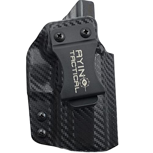 Ayin Tactical 2 In 1 Holster For Sig Sauer P320Xc Holster Concealed Carry Iwb Owb Right-Handed Holster, Made In Usa, Optics Cut, Positive Adjustable Retention Black #TOP3