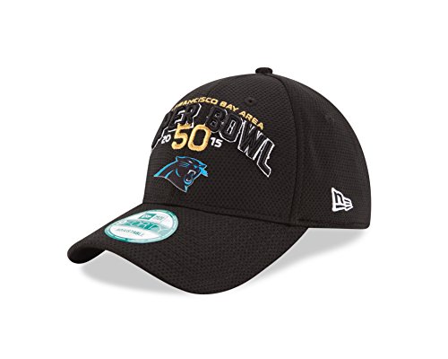 NFL Carolina Panthers Super Bowl 50 Participation 9FORTY Adjustable Cap, Black, One Size