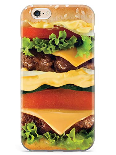 Inspired Cases - 3D Textured Iphone 6/6S Case - Rubber Bumper Cover - Protective Phone Case For Apple Iphone 6/6S - Cheeseburger #TOP7