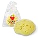 Fina Silk Sponge for Babies - Real Premium Natural Sea Sponge, Soft & Fine Pored from the Mediterranean, Gentle Hypoallergenic for Newborn & Baby Bath Care by Contented Infant ®