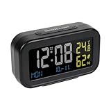 【Double alimentation】 : Alimenté par deux piles AA (non incluses) ou câble de type C. Les fonctions d'alarme et de rétroéclairage restent pleinement opérationnelles en mode batterie, s'adaptant à divers scénarios d'utilisation.