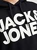 JACK & JONES Mens Jjecorp Logo Play Noos Pls Hooded Sweatshirt, Black, 6XL UK #5