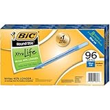 BIC Round Stic Xtra Life - 96 Count - Black