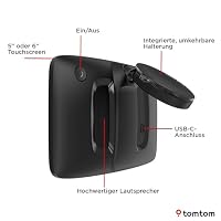 TomTom Pkw-Navi GO Classic 2nd (5 Zoll, Stauvermeidung Dank TomTom Traffic, Karten-Updates Europa inklusive, Updates über WiFi, dynamischer Fahrspurassistent, integrierte, umkehrbare Halterung) – Ansicht 8