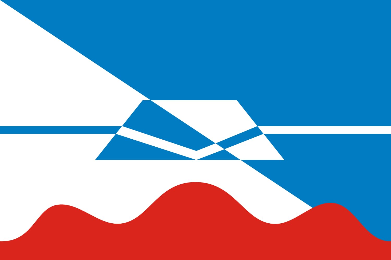 Drapeau XL Krasnogorsk finitions renforcées Oblast de Moscou