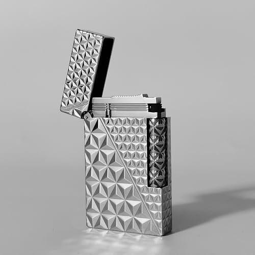 Encendedor clásico recargable con llama ajustable miniatura 7