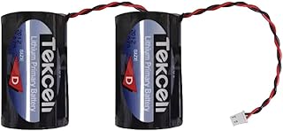 2PCS TeKcell SB-D02 3.6V 19000MAH Size D Non-Rechargeable Lithium Battery (with Plug)