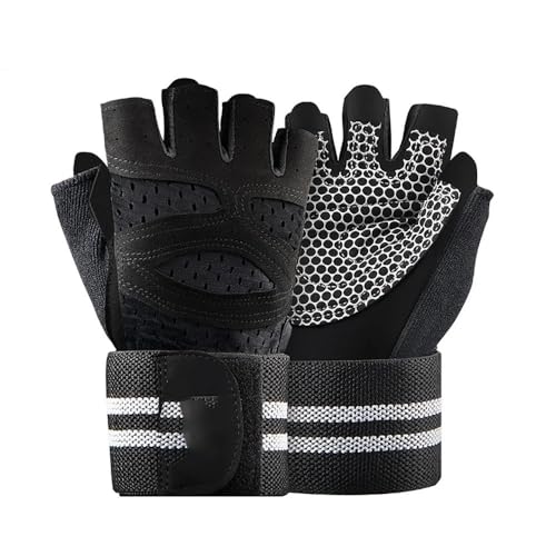 Gants de fitness respirants et sangles de poids de haute résistance pour musculation